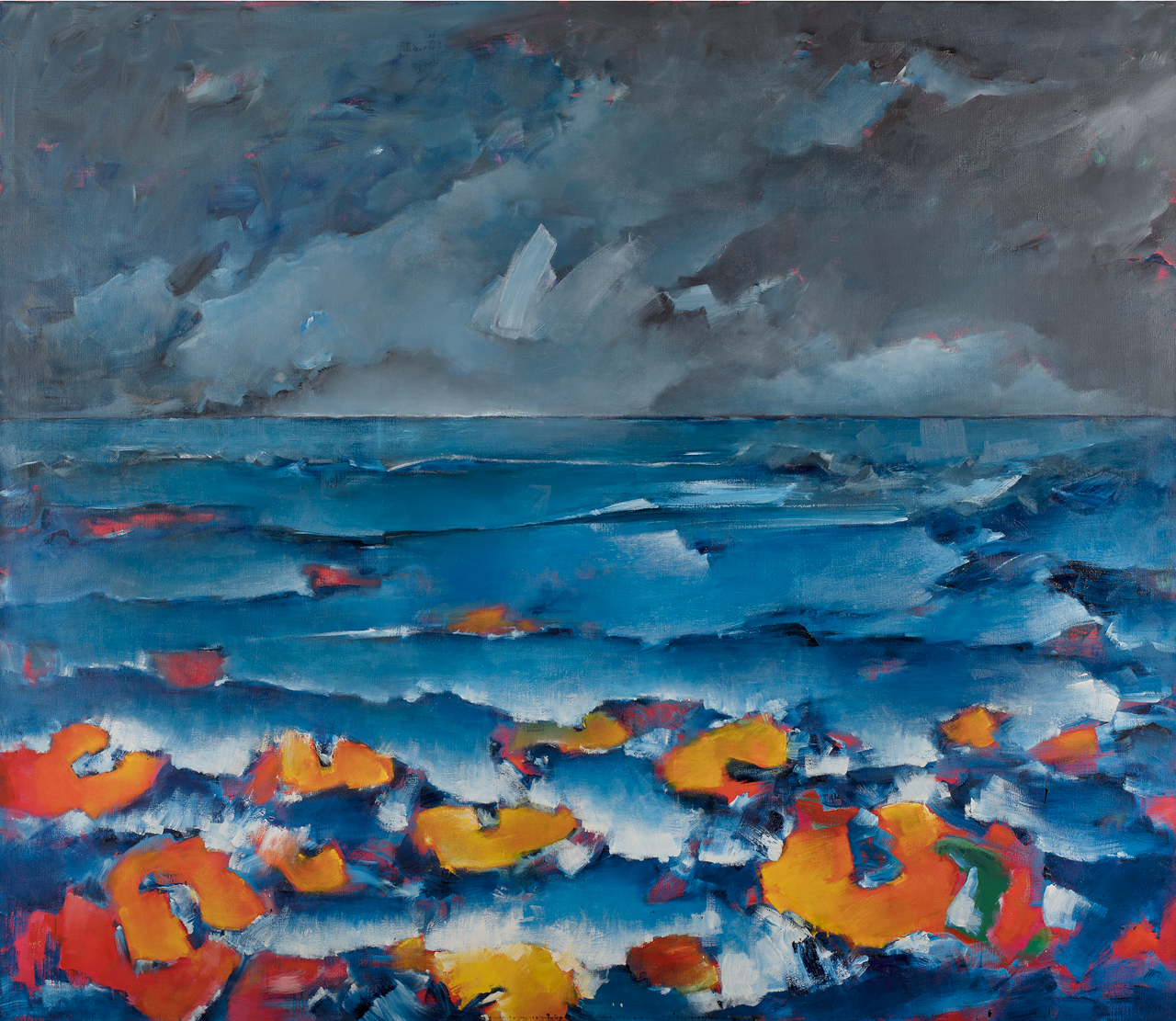 Friedensfeier LEA Ellwangen - Für alle, die ihre Träume verloren haben, 220 cm x 190 cm | Foto: Andreas Bogenschütz