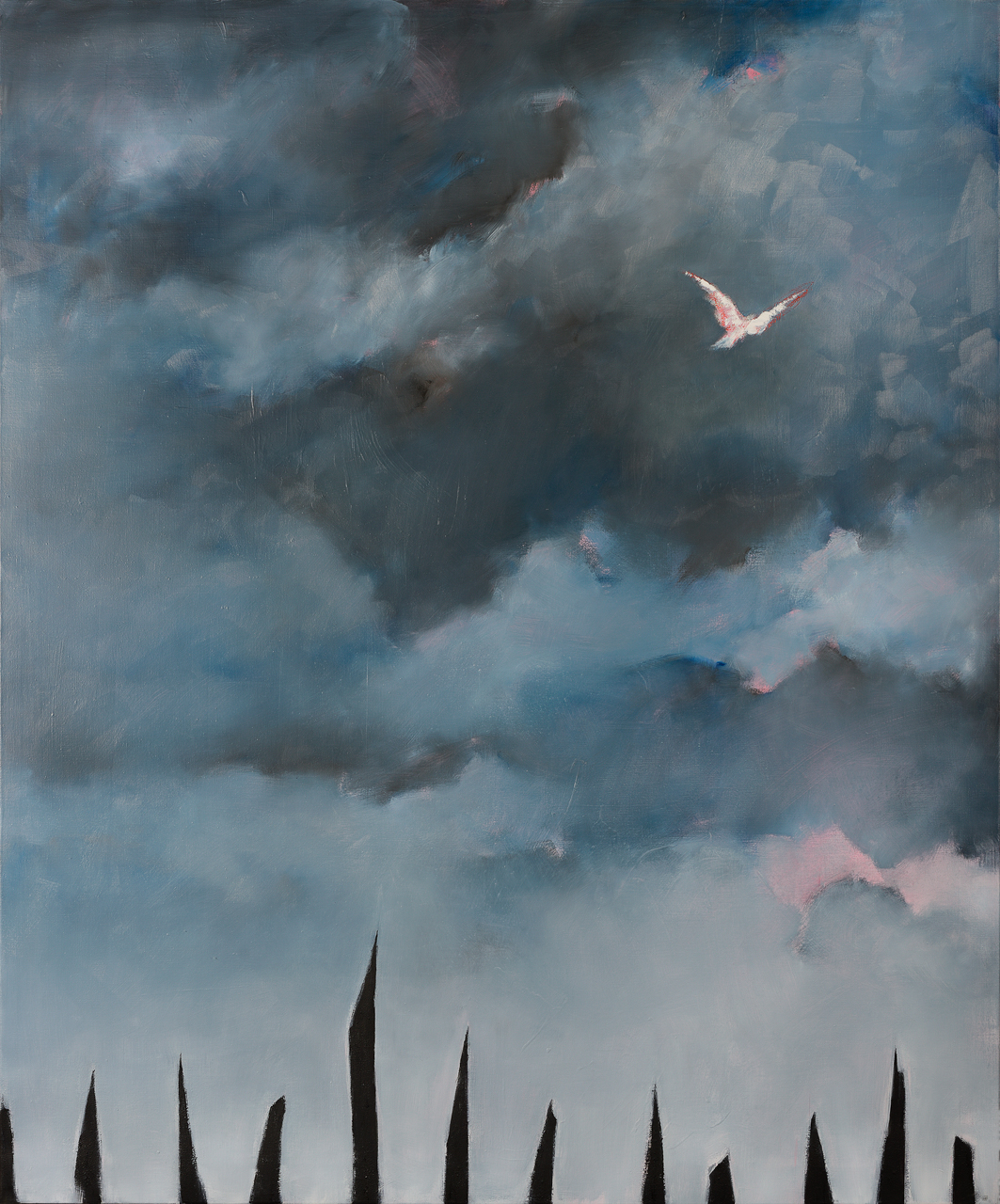 Friedensfeier LEA Ellwangen - Unerwünscht,  230 cm x 190 cm | Foto: Andreas Bogenschütz