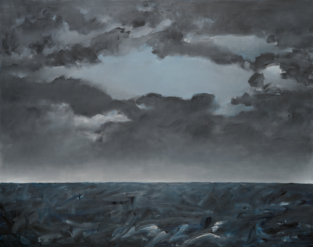 Friedensfeier LEA Ellwangen - Schweigendes Meer, 260 cm x 210 cm | Foto: Andreas Bogenschütz