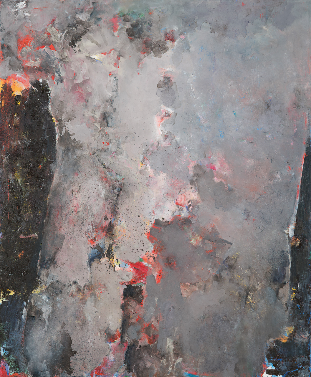 Friedensfeier LEA Ellwangen - Triptychon: Guantanamo 1, 230 cm x 190 cm | Foto: Andreas Bogenschütz